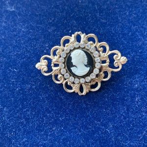 Vintage cameo brooch